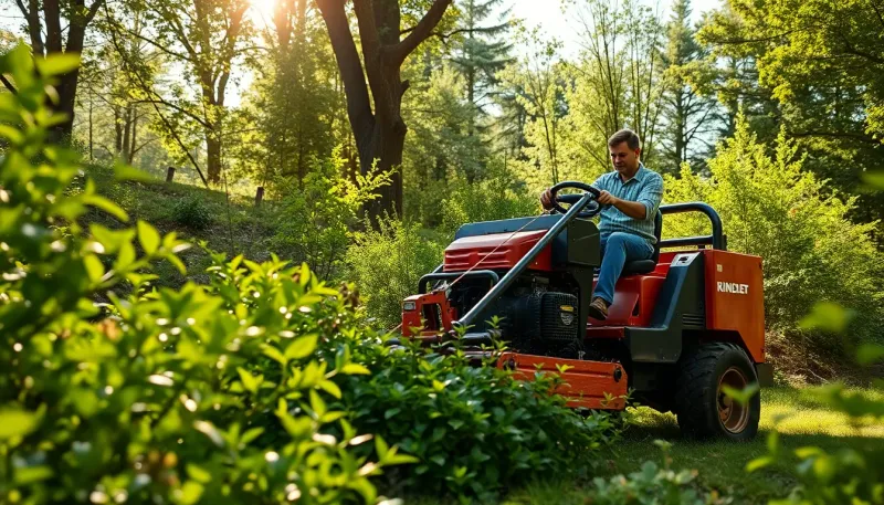 Tout savoir sur la débroussailleuse autoportée pour vos espaces verts