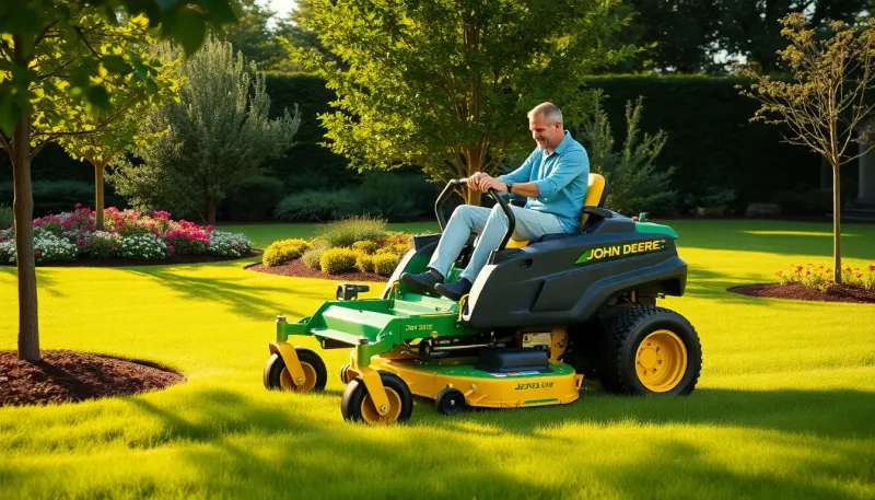 Tout savoir sur la tondeuse autoportée John Deere Z335E