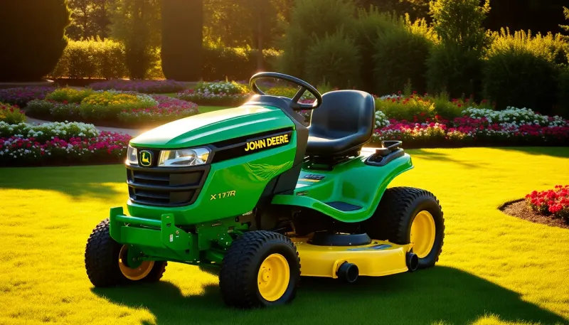 Tout savoir sur le John Deere X117R : le tracteur tondeuse 15 cv idéal